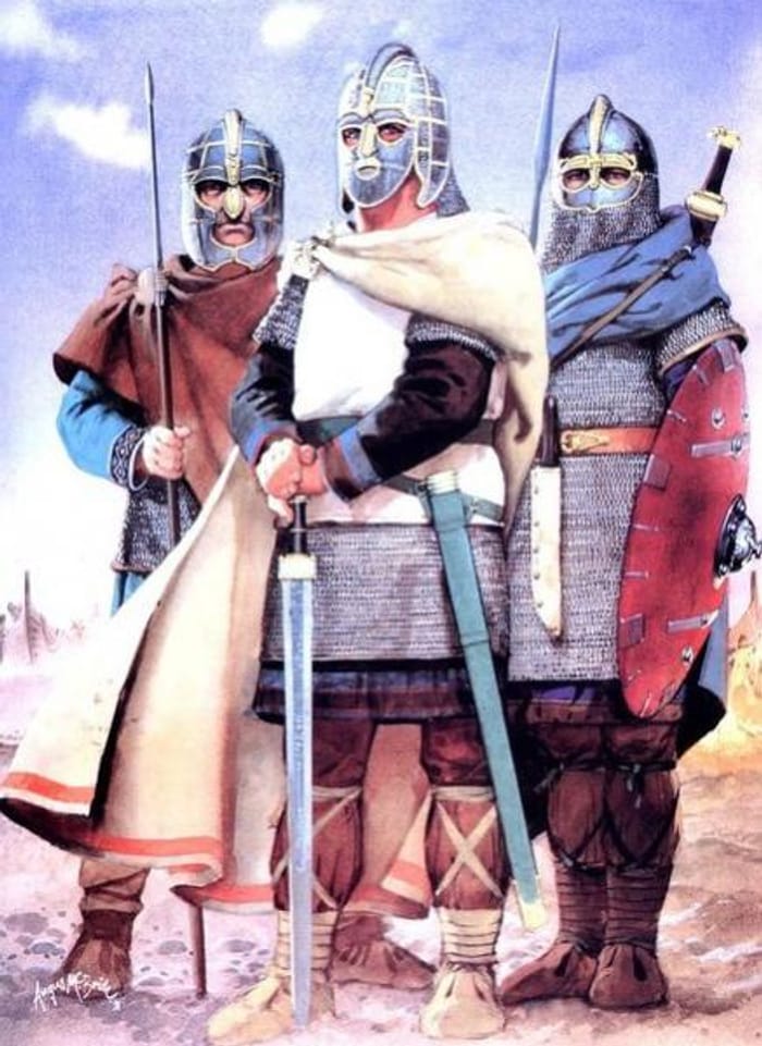 Знатні англосаксонські воїни