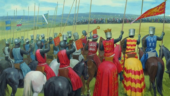 Генріх ІІІ у битві при Льюісі