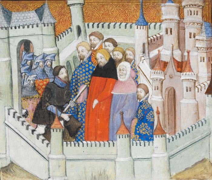 Арешт Річарда ІІ (середньовічна мініатюра)