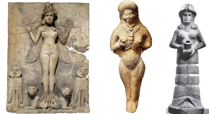 Статуетки богині Інанни (19 - 18 віки до н.е. - 2 000 р. до н.е.)